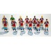 Subbuteo Andrew Table Soccer Aston Villa 1988-89 only 12 figures,no bases,no box